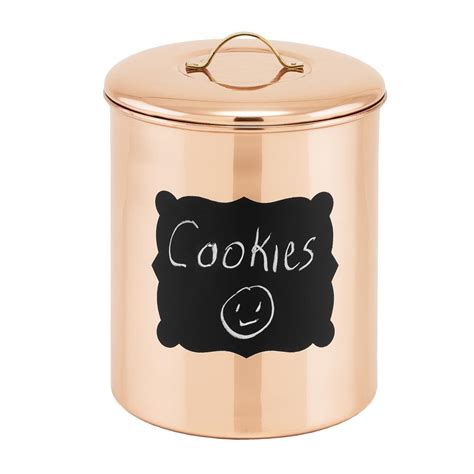 chalkboard lided metal cookie box|Amazon.com: Cookie Jar With Chalkboard.